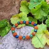 Kép 2/3 - Rudraksha - Kvarc Lapis Lazuli karkötő