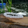 Kép 3/4 - Fehér jáde karkötő 8 mm