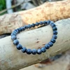 Kép 1/4 - Labradorit /fekete/ karkötő 6 mm