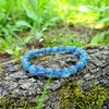 Kép 2/3 - Kék fluorit karkötő 8 mm