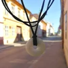 Kép 1/2 - Jáde fánk/donut medálos nyaklánc