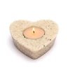Kép 1/2 - Szív alakú mécsestartó - apró szemű kristályokból - Hegyikristály