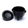 Kép 2/2 - Három lábú öntöttvas boszorkány / wicca üst - Triquetra