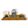 Kép 3/3 - Buddha - Maitréja - mécsestartós Zen kert