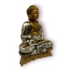 Kép 2/2 - Megnyugvás Buddha szobor - ezüst