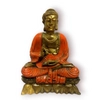 Kép 1/2 - Megnyugvás Buddha szobor - narancssárga