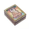 Kép 1/3 - Buddha a Bódhifa alatt motívumos mangófa doboz