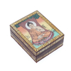 Kép 1/3 - Buddha a Bódhifa alatt motívumos mangófa doboz