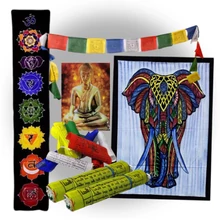 Ágytakarók, falikárpitok, imazászlók és egyéb textil termékek