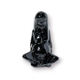 Földanya csiszolat - fekete obszidián