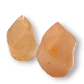 Rózsakvarc láng csiszolat - kicsi