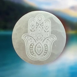 Szelenit korong - Fatima keze szimbólummal