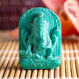 Türkiz Ganésa szobor