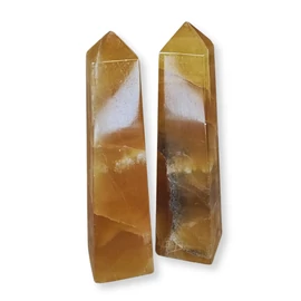 Méz kalcit - obeliszk
