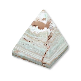 Kék aragonit piramis