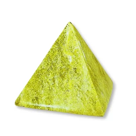 Sárga szerpentin piramis