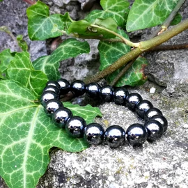 Hematit karkötő 10 mm Hematit karkötő 10 mm