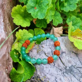 Rudraksha - Aventurin karkötő Rudraksha - Aventurin karkötő