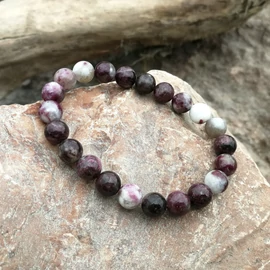 Rubelit karkötő 8 mm Rubelit karkötő 8 mm