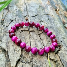 Főnix kő - Pink karkötő 8 mm