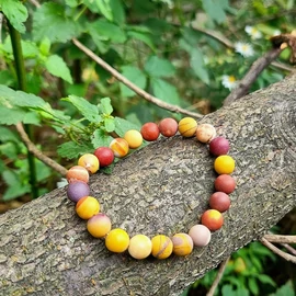 Matt mookait karkötő 8 mm