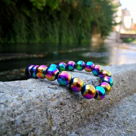 Aura hematit karkötő 10 mm Aura hematit karkötő 10 mm