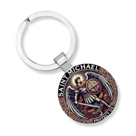 Mihály arkangyal kulcstartó