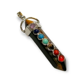 Inga medál - Csakrás - Tigrisszem Inga medál - Csakrás - Tigrisszem