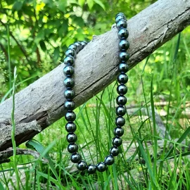 Hematit gyöngysor 12 mm Hematit gyöngysor 12 mm