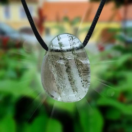 Tibeti kvarc medálos nyaklánc