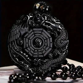 Sárkány és Főnix Bagua amulett nyakláncon Sárkány és Főnix Bagua amulett nyakláncon