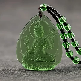 Zöld Tara amulett nyakláncon