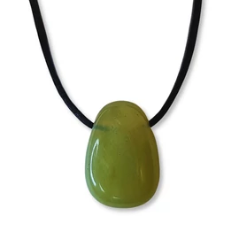 Jáde medálos nyaklánc