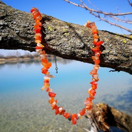 Karneol splitter nyaklánc