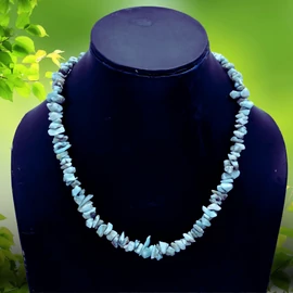 Larimár splitter nyaklánc