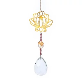 Feng Shui kristály függő - Lótusz Feng Shui kristály függő - Lótusz