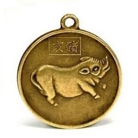 Zodiákus érmemedál - Disznó