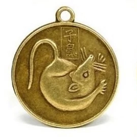 Zodiákus érmemedál - Patkány