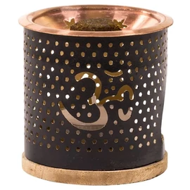 Aromafume Ohm mintás füstölő edény / aroma diffúzor réz tálkával Aromafume Ohm mintás füstölő edény / aroma diffúzor réz tálkával
