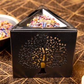 Trinity füstölőrácsos égetőedény - életfa motívummal