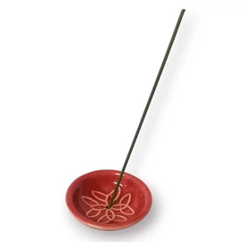 Triquet kerámia füstölőtartó - Piros