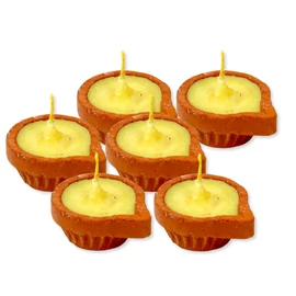 Ghee/Ghí gyertya kerámia cserépben