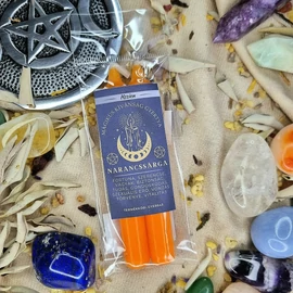 Mágikus kívánság gyertya - Narancssárga