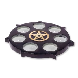 Pentagrama zsírkő mécsestartó
