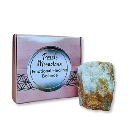 Barna holdkő - nyers, dobozban