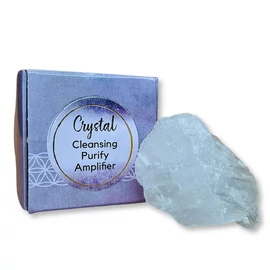 Hegyikristály - nyers, dobozban