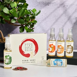 Aromafume Feng Shui szett Tér- és auraharmonizáló, töltő spray Aromafume Feng Shui szett Tér- és auraharmonizáló, töltő spray
