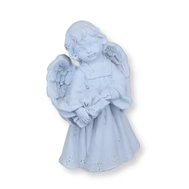 Angyal ajándékdobozzal szobrocska