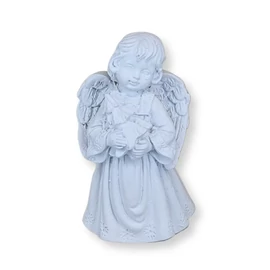 Angyal fenyővel szobrocska