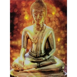 Világító falikép - Buddha